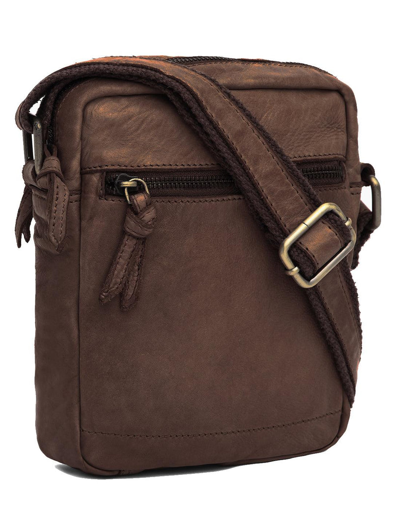 BULLCAPTAIN Men's Small Shoulder Bag, Genuine Leather Bag, India | Ubuy