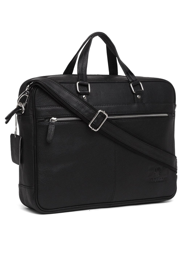 WILDHORN® 100% Genuine Leather Laptop Bag for Men