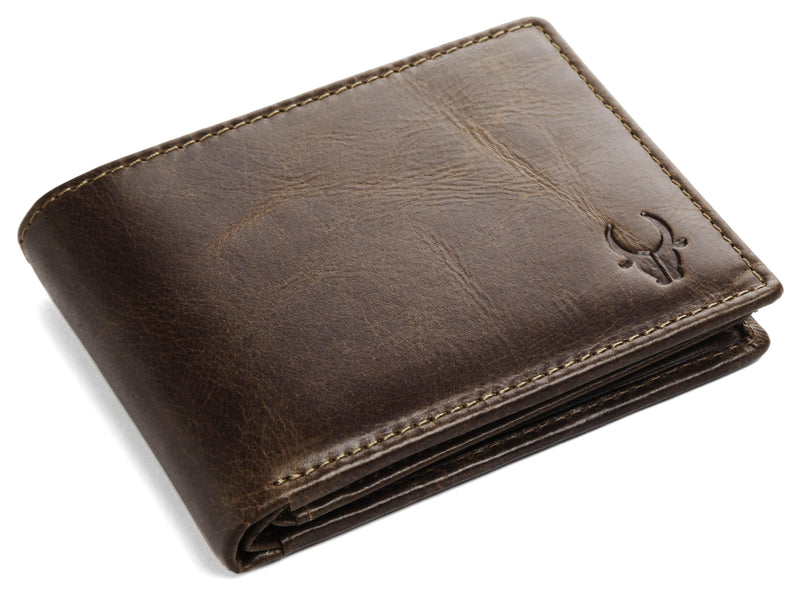 WILDHORN® Premium Top Grain Genuine Leather Wallet for Men - WILDHORN