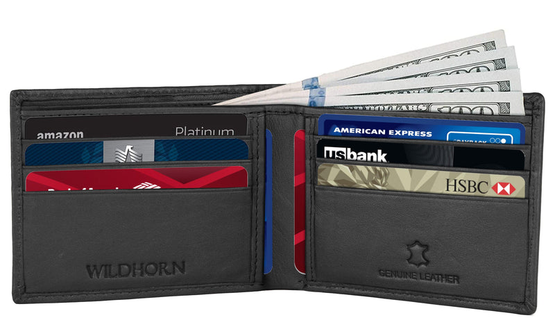 WILDHORN® Premium Top Grain Genuine Leather Wallet for Men