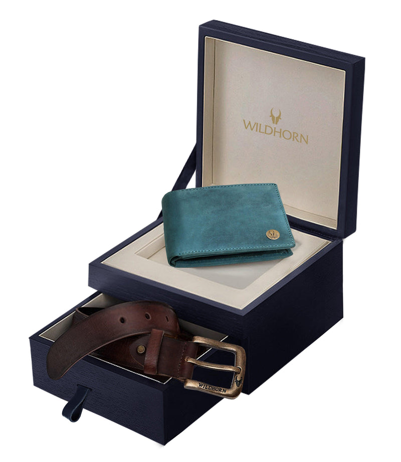 WildHorn Leather Wallet Combo Leather Wallet for Men Wallet for Men Leather Wallet and Belt Combo for Men