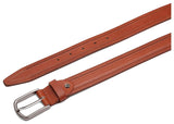 Casual 100% Genuine Leather Mens Leather Belt WHRH523 - TAN - WILDHORN