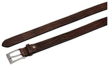 Casual 100% Genuine Leather Mens Leather Belt WHRH528 - BROWN - WILDHORN