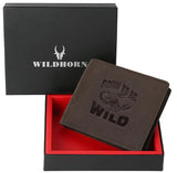 WILDHORN® Scorpion Hunter Leather Wallet for Men - WILDHORN