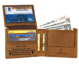 WILDHORN® Engraved Personalized Wallet for Men - Gift for Father, Husband ,Friend, Boyfriend, Brother & Son