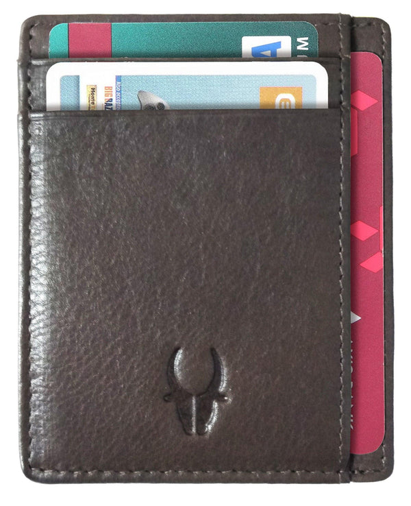 WILDHORN®Genuine Leather Card Case for Mens