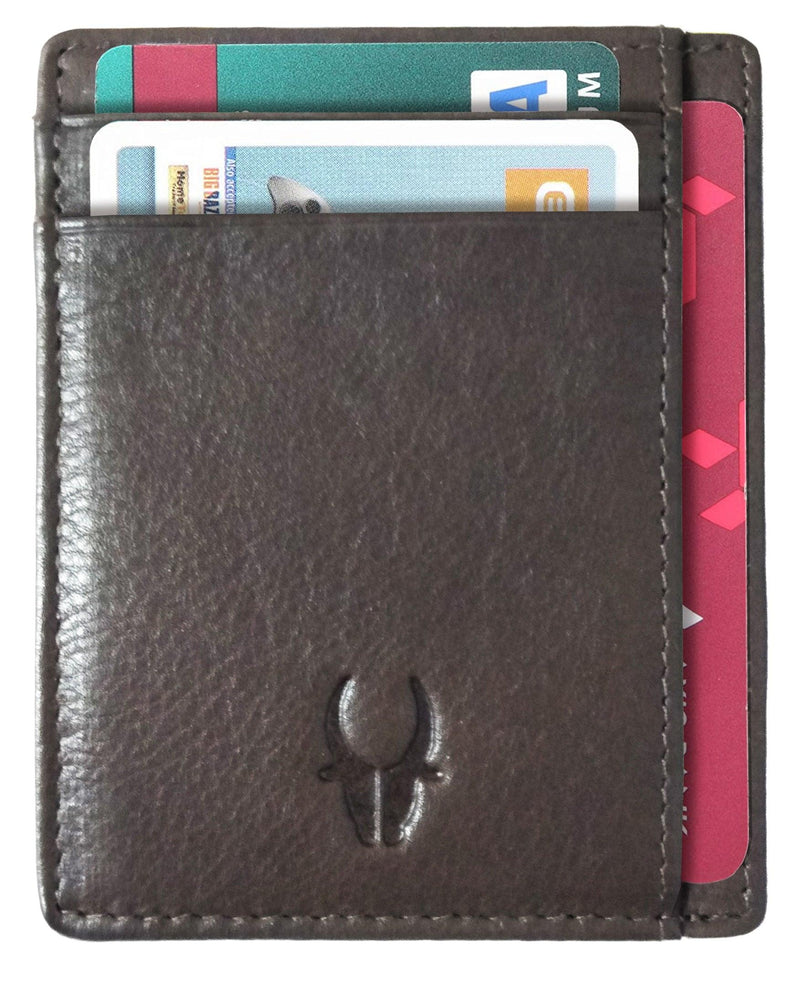 WILDHORN®Genuine Leather Card Case for Mens - WILDHORN
