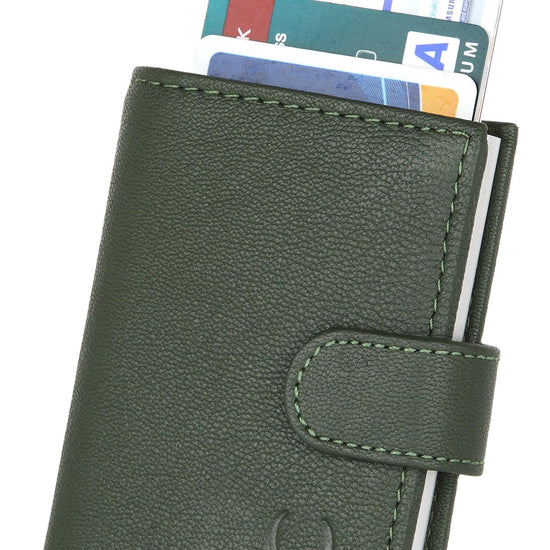 WildHorn® RFID Protected Unisex Genuine Leather Card Holder - WILDHORN