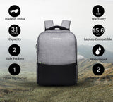 WILDHORN Laptop Backpack for Men, Extra Large 30L Travel Backpack with Multi Zip Compartment, Business College Bookbags Fit 15.6 Inch Laptop I Ultra Strong Stitching