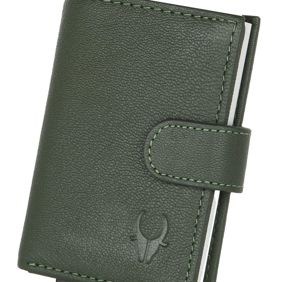 WildHorn® RFID Protected Unisex Genuine Leather Card Holder - WILDHORN