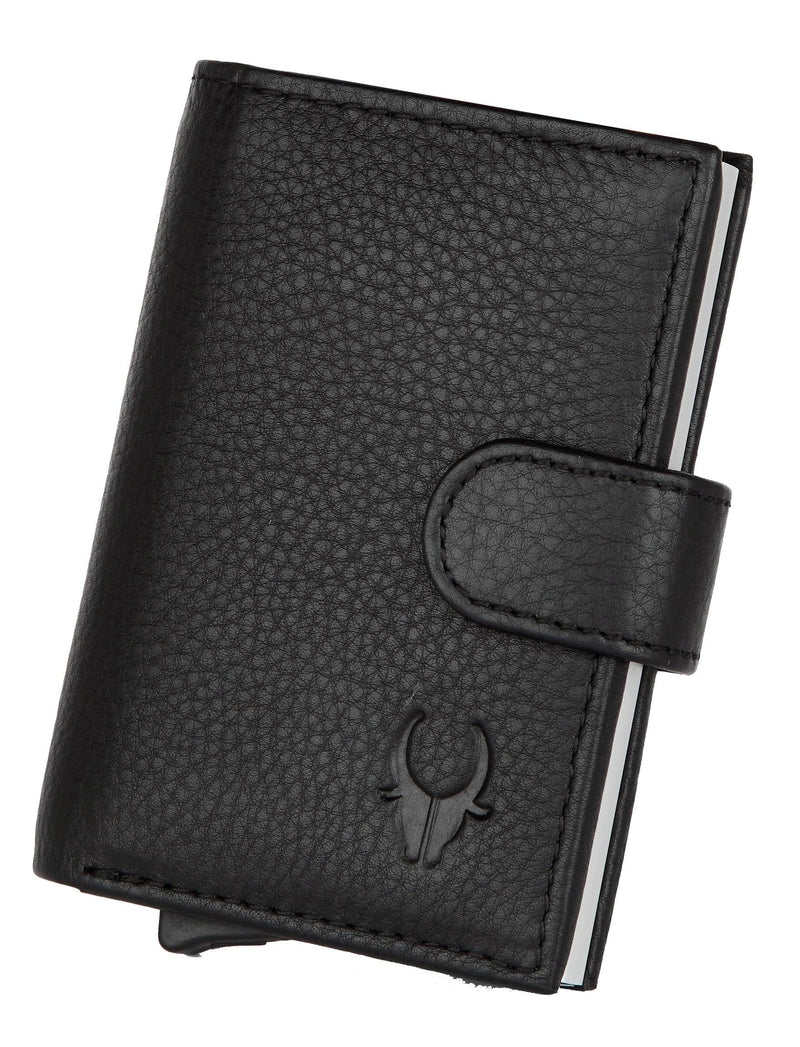 WildHorn® RFID Protected Unisex Genuine Leather Card Holder - WILDHORN