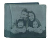WildHorn® RFID Protected Custom Photo Engraved Personalized High Quality Mens Leather Wallet for Gifting - WILDHORN