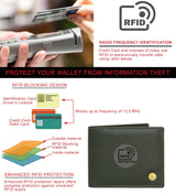WildHorn® RFID Protected Genuine High Quality Leather Wallet & Pen Combo for Men