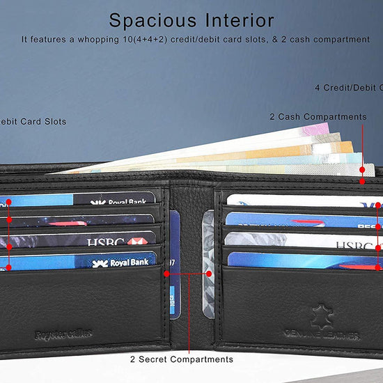 Royster Callus Black Men's Wallet - WILDHORN