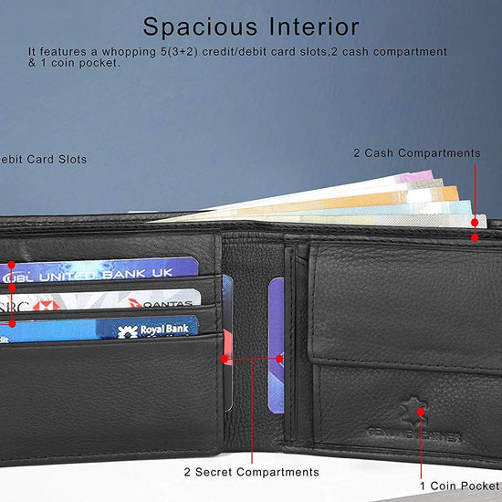 Royster Callus Black Men's Wallet - WILDHORN