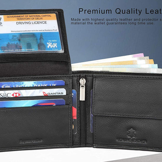 Royster Callus Black Men's Wallet - WILDHORN