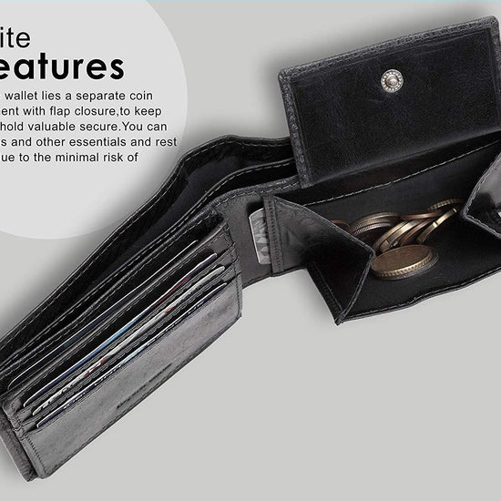 Royster Callus Black Men's Wallet - WILDHORN