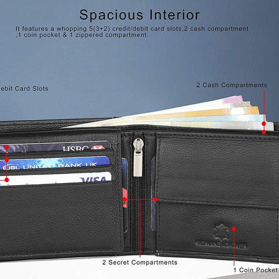 Royster Callus Black Men's Wallet - WILDHORN