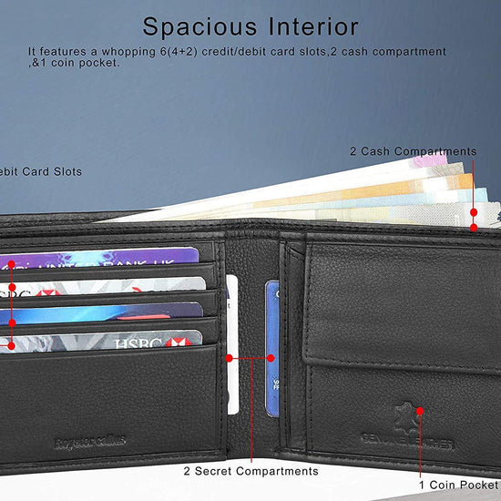 Royster Callus Black Men's Wallet - WILDHORN