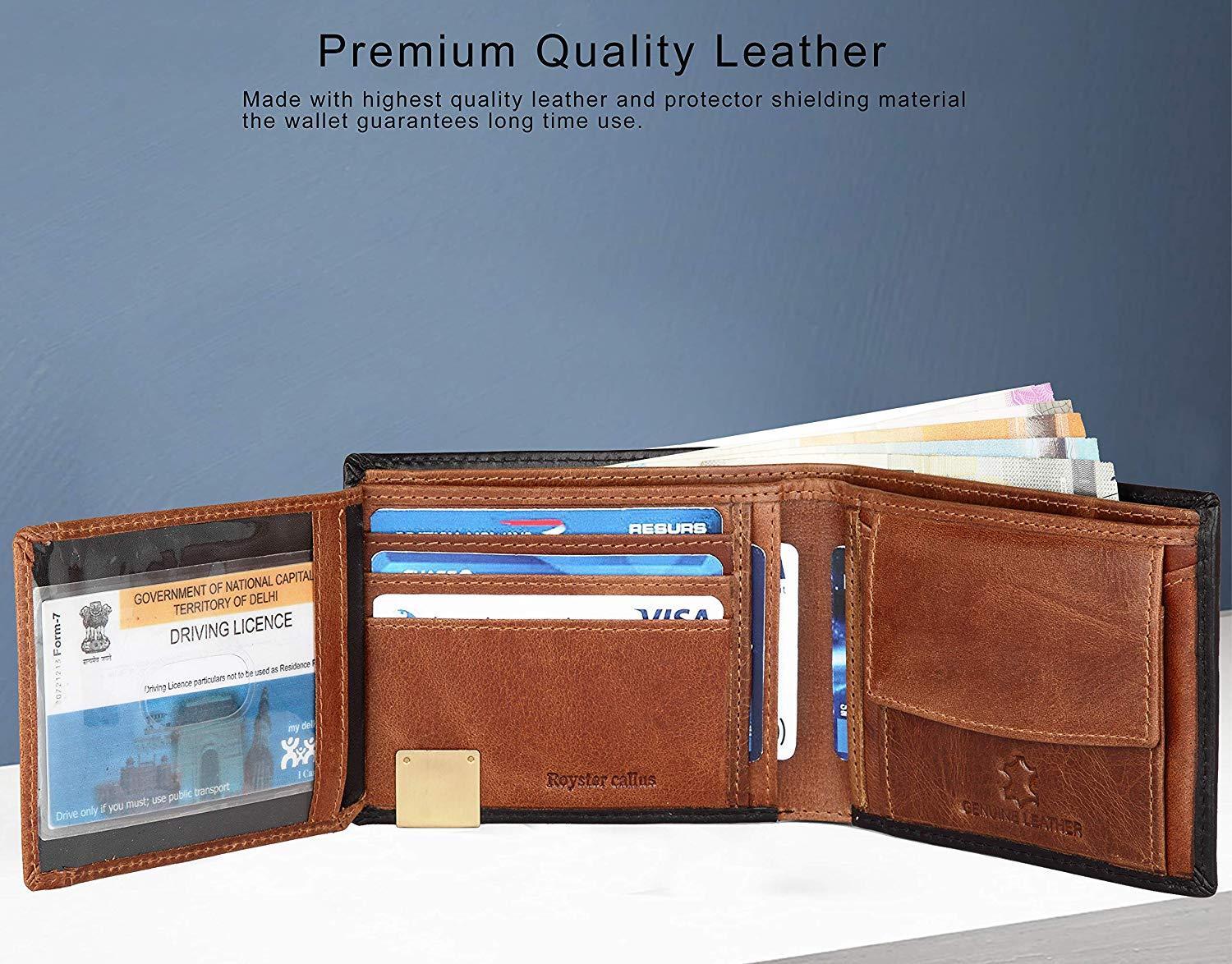 Royster Callus Black Men's Wallet - WILDHORN