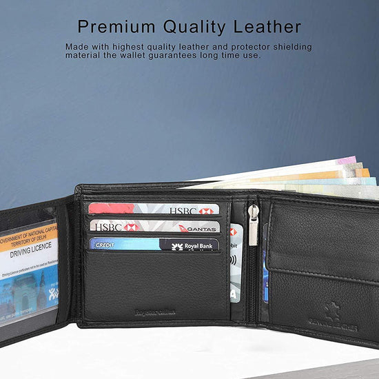 Royster Callus Black Men's Wallet - WILDHORN