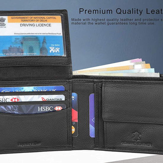 Royster Callus Black Men's Wallet - WILDHORN