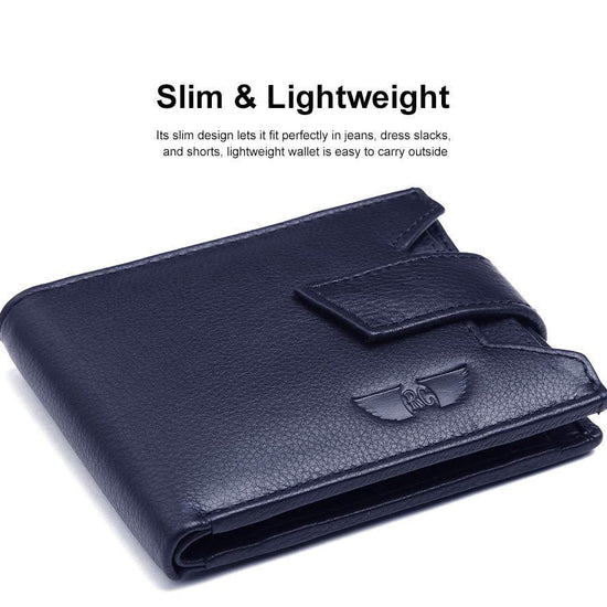 Royster Callus Blue Men's Wallet - WILDHORN