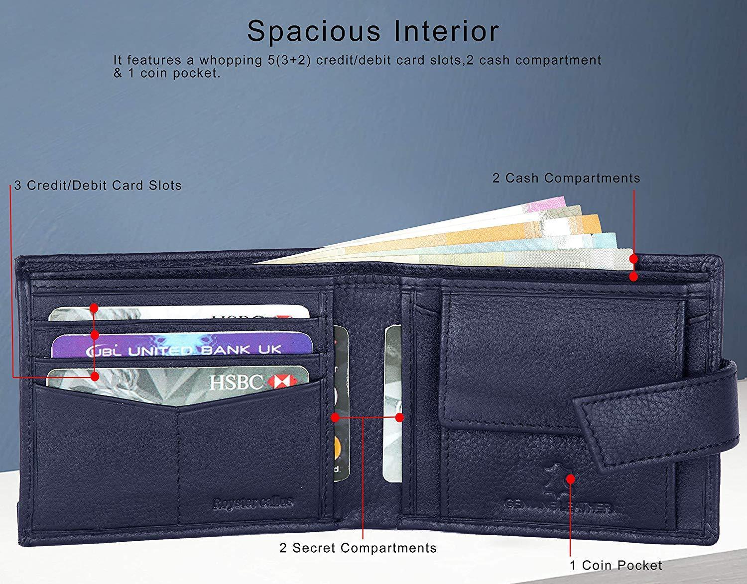 Royster Callus Blue Men's Wallet - WILDHORN