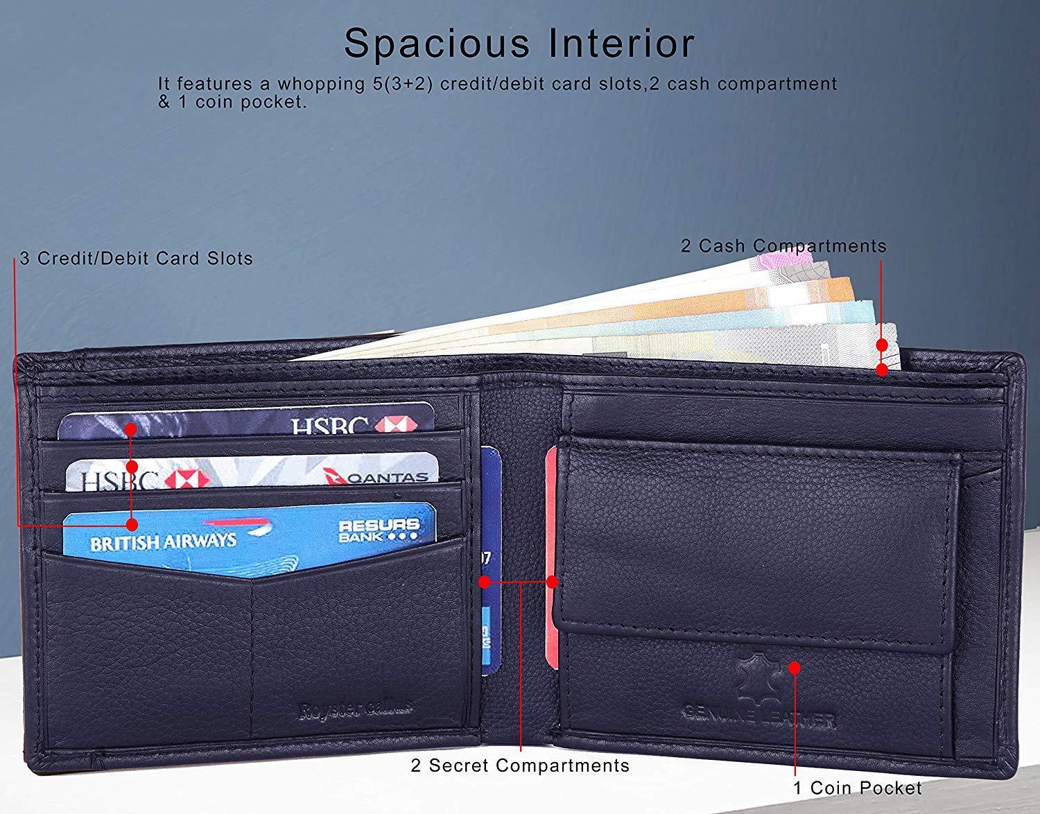 Royster Callus Blue Men's Wallet - WILDHORN