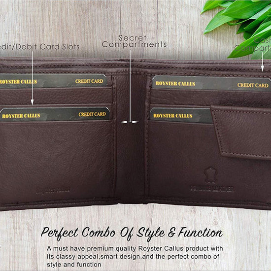 Royster Callus Brown Men's Wallet - WILDHORN