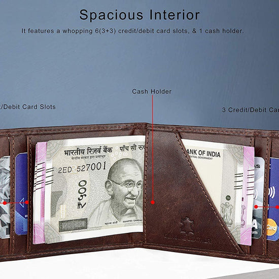 Royster Callus Brown Men's Wallet - WILDHORN