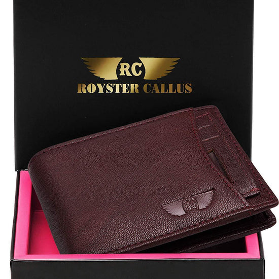 Royster Callus Maroon Men's Wallet - WILDHORN