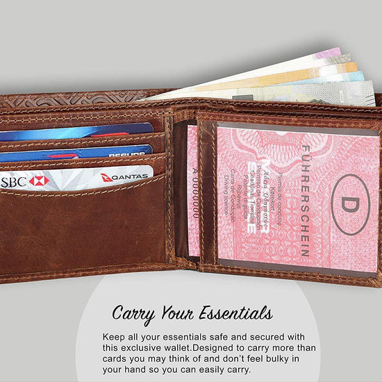 Royster Callus Tan Men's Wallet - WILDHORN