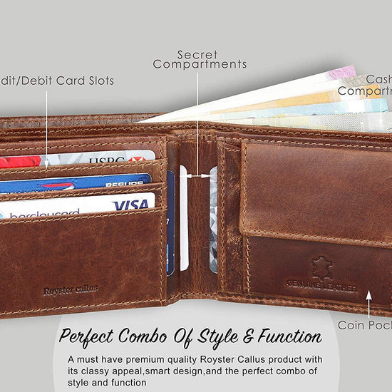 Royster Callus Tan Men's Wallet - WILDHORN