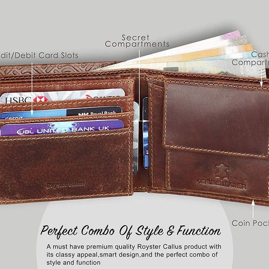 Royster Callus Tan Men's Wallet - WILDHORN