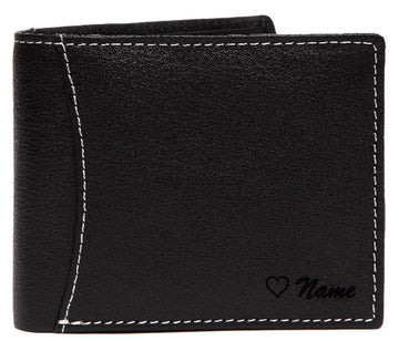 WildHorn® RFID Protected Custom Engraved Personalized High Quality Mens Leather Wallet for Gifting - WILDHORN