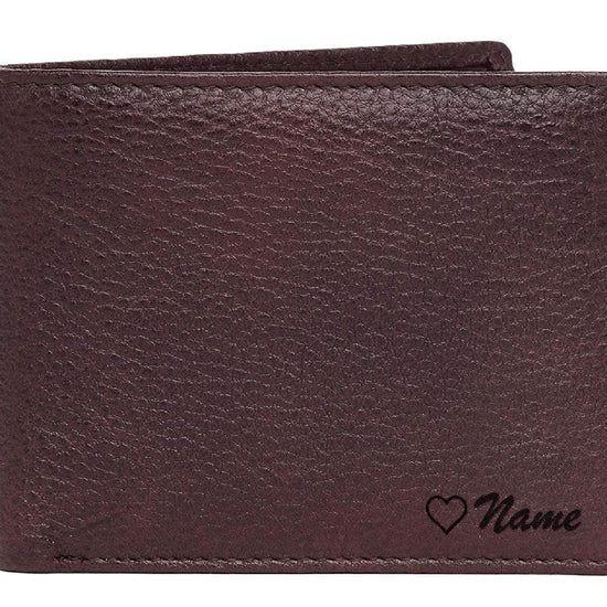 WildHorn® RFID Protected Custom Engraved Personalized High Quality Mens Leather Wallet for Gifting - WILDHORN