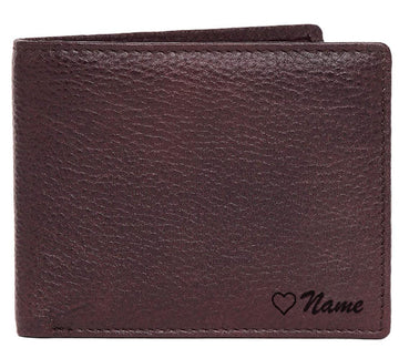 WildHorn® RFID Protected Custom Engraved Personalized High Quality Mens Leather Wallet for Gifting - WILDHORN