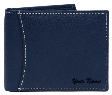 WildHorn® RFID Protected Custom Engraved Personalized High Quality Mens Leather Wallet for Gifting - WILDHORN