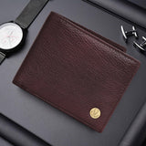 WildHorn® RFID Protected Genuine High Quality Leather Wallet & Pen Combo for Men - WILDHORN