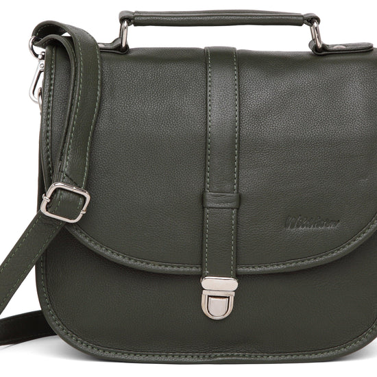 WILDHORN Genuine Leather Ladies Crossbody Bag | Hand Bag |Shoulder Bag with Adjustable Strap for Girls & Women - WILDHORN