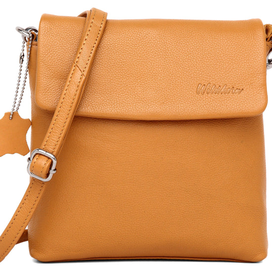 WILDHORN Genuine Leather Ladies Crossbody Bag | Hand Bag |Shoulder Bag with Adjustable Strap for Girls & Women. - WILDHORN