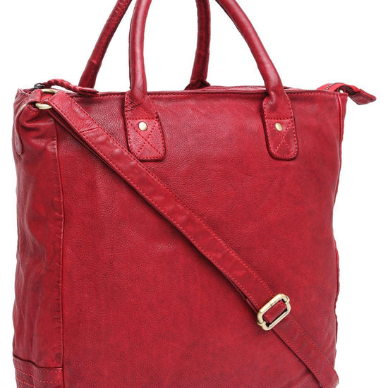 WILDHORN Leather Top Handle Satchel Tote Handbags For Girls & Women I Modern & Stylish Leather Shoulder Bag with zipper Closure I Ideal for Travelling, Parties, Weddings & Gifts - WILDHORN