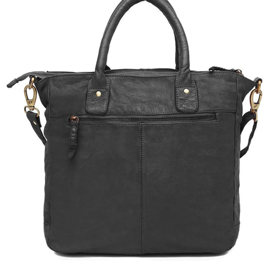 WILDHORN Leather Top Handle Satchel Tote Handbags For Girls & Women I Modern & Stylish Leather Shoulder Bag with zipper Closure I Ideal for Travelling, Parties, Weddings & Gifts - WILDHORN