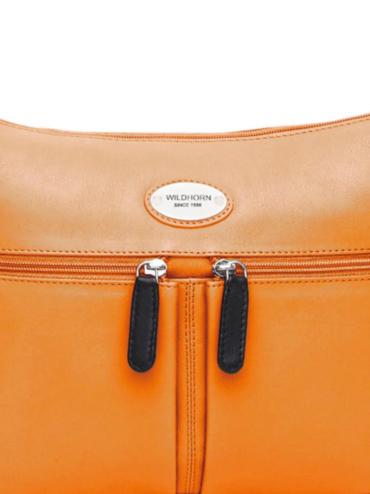 WILDHORN Modern & Stylish Cross-Body Leather Bag For Women I Leather Sling Bag I Handcrafted I Ultra Strong Stitching I- Ideal for Travelling, Parties, Weddings & Gifts - WILDHORN