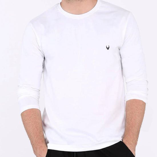 WILDHORN® 100% Cotton Regular Fit Full Sleeve T-Shirt for Men - WILDHORN