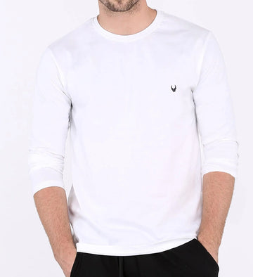 WILDHORN® 100% Cotton Regular Fit Full Sleeve T-Shirt for Men - WILDHORN