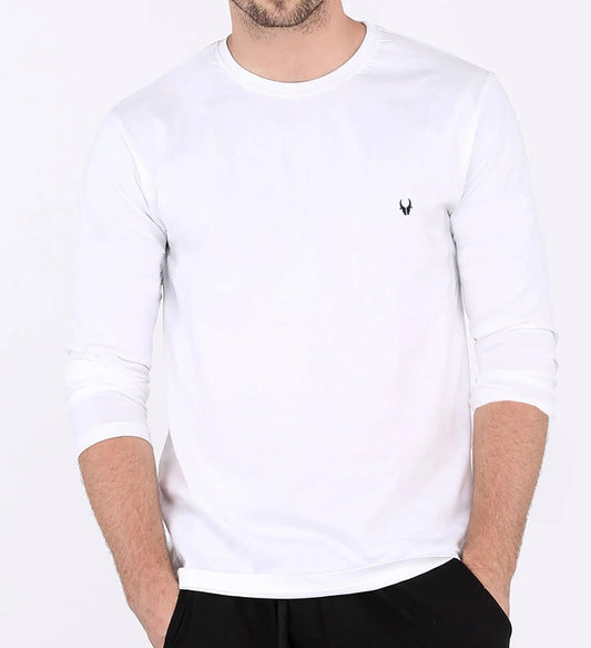 WILDHORN® 100% Cotton Regular Fit Full Sleeve T-Shirt for Men - WILDHORN