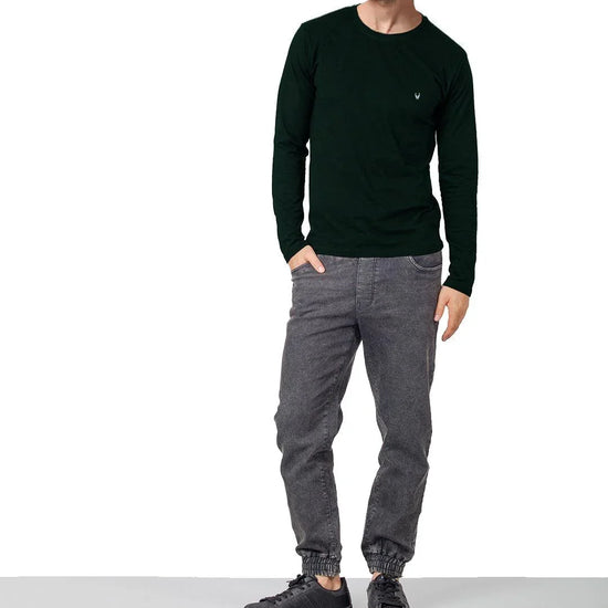 WILDHORN® 100% Cotton Regular Fit Full Sleeve T-Shirt for Men - WILDHORN