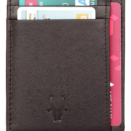 WILDHORN®Genuine Leather Card Case for Mens - WILDHORN